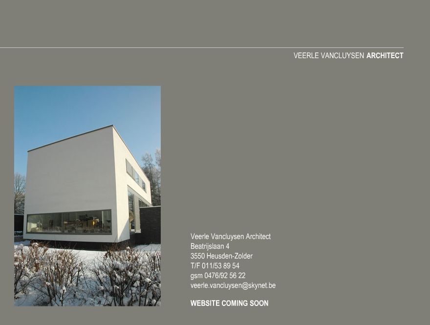 architect veerle vancluysen